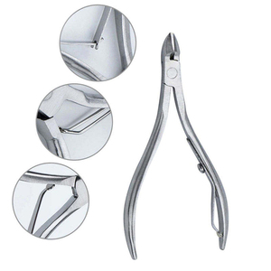 Pince à cuticules professionnelle en acier inoxydable pour manucure, pédicure et soins des ongles - Product Image 2