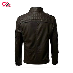 Custom <b>Real</b> <b>Leather</b> <b>Jacket</b> <b>Leather</b> <b>Jackets</b> Factory Price <b>Jacket</b> Pakistan Lamb <b>Leather</b> Wholesale Fashion Men Black Custom Brand - Product Image 5