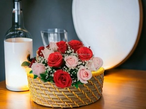 Cesta de mimbre Sabai para frutas y pan, elegante y funcional, tejida a mano, para decoración del hogar, para la mesa del salón - Product Image 6