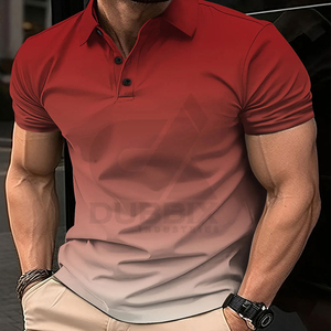 Polo de Golf para Hombre Verano 2026, Camiseta con Rayas a la Moda, Polo Casual para Oficina, Prendas Superiores para Hombre, Diseño Personalizado - Product Image 1