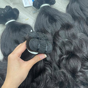 Meilleure vente, cheveux naturels ondulés de qualité supérieure, disponibles en mèches, cheveux vierges vietnamiens, peuvent être décolorés en blond, magnifiques - Product Image 2