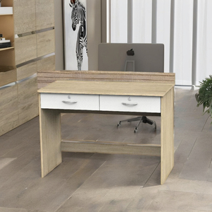 โต๊ะทำงานไม้ดีไซน์ทันสมัย รุ่น 1351 2 ลิ้นชักพร้อมกุญแจล็อค เฟอร์นิเจอร์สำนักงาน ราคาโรงงาน โต๊ะเขียนหนังสือ - Product Image 1