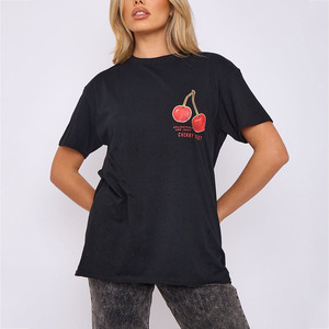 T-shirt personnalisé pour femme, style décontracté, polyester/coton, imprimé graphique DTG, design tendance, vêtement personnalisé pour femme, look quotidien - Product Image 1