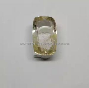 เครื่องประดับทำมือคุณภาพสูงทำจากหินควอตซ์เจียระไนสีทองเกรด AAA + พลอยอัญมณีหลวม - Product Image 4