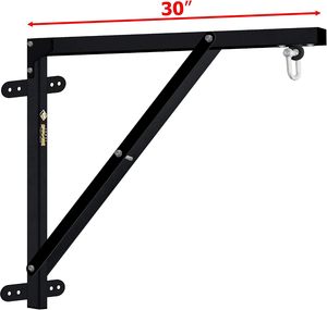 Soporte de pared metálico de alta resistencia para saco de boxeo, soporte de gimnasio para colgar sacos de arena, soporte de pared para boxeo. - Product Image 3