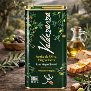 น้ำมันมะกอกบริสุทธิ์พิเศษออร์แกนิค วาลด์เซราซ่า พรีเมียม 500 มล. บรรจุกระป๋องโลหะ สกัดเย็น ผลิตในสเปน ไม่ผ่านการกลั่น เหมาะสำหรับทำน้ำสลัด - Product Image 2