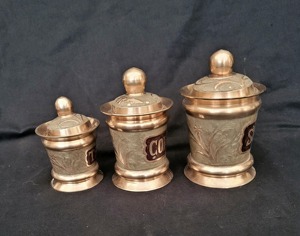 Royal Design Style Brass Gold Finished Sugar Container Ideal For Kitchen Storage Luxury And Antique Decorative Pantry Canister - Product Image 5