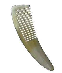 Peine de cuerno de búfalo de calidad exclusiva, superventas, para mujer y hombre, uso en salón, peines de pelo de cuerno natural de máxima calidad - Product Image 4