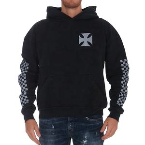 Fabricante directo 100% algodón francés Terry Vintage Sudadera con capucha personalizar alta calidad desgastado hombres ácido lavado Sudadera con capucha - Product Image 6