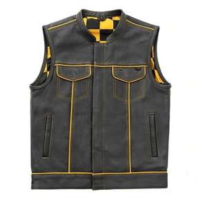 2026 New Custom Racing Jersey Motorbike Leather Vest Men Waterproof Windproof Plus Size Protective Safety Vest Made in Pakistan - Product Image 6