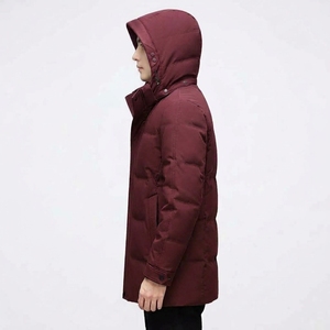 Veste d'hiver décontractée pour homme, rembourrée, à capuche, fermeture éclair sur le devant, chaude, vêtement d'extérieur personnalisé et tendance - Product Image 3