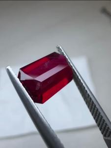 Rubis Rouge Sang de Pigeon Naturel Non Thermique, Taille Émeraude Allongée, Pur et Facetté, 3.00 CT, 10.49x6.58x4.11mm, avec GRS - Product Image 5