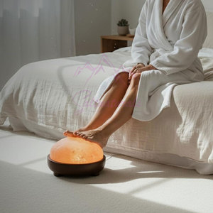 Lámpara de Sal del Himalaya en Forma de Domo a Precio Accesible, Lámpara de Sal del Himalaya en Forma de Domo Natural de Alta Calidad - Product Image 6