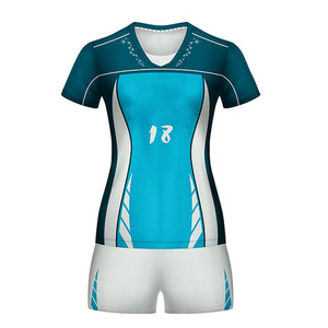 Teamwear Custom Logo Design Sublimation <b>Volleyball</b> Uniforms Quick Dry Women Breathable 100% Polyester <b>Volleyball</b> Jersey <b>Set</b> - Product Image 6