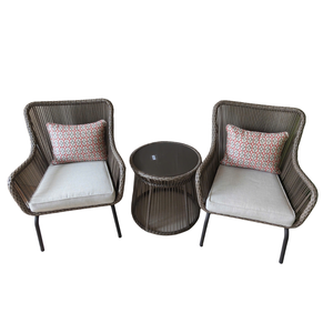 Muebles de exterior de estilo moderno con marco de aluminio de color personalizado y recubrimiento en polvo, de Vietnam, con vidrio y metal sin tejido. - Product Image 1
