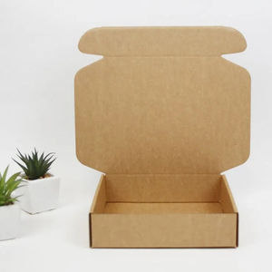 Custom Square Corrugated Cardboard Shipping <b>Boxes</b> with Lid for Underwear, Socks & Apparel Packaging - Product Image 5