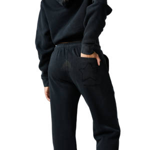 Pantalones Deportivos Holgados de Hip Hop para Mujer, Pantalones de Chándal con Bolsillos, Pantalones de Invierno, 100% Algodón Orgánico, Servicio OEM, Logotipo Bordado Personalizado - Product Image 4