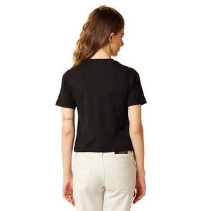 Venta al por mayor Oversize 100% Algodón Camisetas de Verano para Mujeres Personalizadas Manga Corta Ropa Unisex - Product Image 3