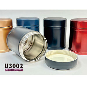 Good Quality Durable Stainless Steel Urn Urn Series Polished <b>Metal</b> <b>Crafts</b> Funeral Product for Cremation U3002 - Product Image 4