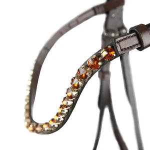 Bridon en cuir fabriqué directement en usine, taille et couleur personnalisées pour l'exportation, produits équestres fabriqués en Inde, OEM/ODM acceptés - Product Image 2