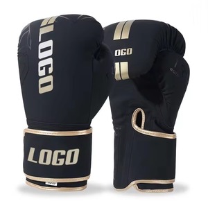 ถุงมือชกมวยหนัง PU สำหรับฝึกซ้อมและแข่งขัน คิกบ็อกซิ่ง MMA มวยไทย พร้อมโลโก้สั่งทำพิเศษ - Product Image 3