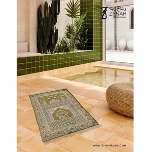 Wholesale Supply Sacred <b>Spaces</b> Luxury Viscose Meditation Mat Soft Islamic Prayer <b>Rug</b> for Daily Worship and Relaxation for Sale - Product Image 4