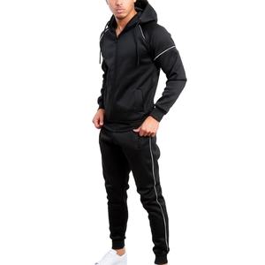 ชุดวิ่งออกกำลังกายผ้าฟลีซรัดรูปสำหรับผู้ชายชุดออกกำลังกายผ้าฝ้าย100% สำหรับเล่นกีฬาฤดูหนาว - Product Image 1