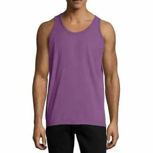 Débardeur pour homme, style décontracté, sous-vêtement d'été doux sans manches, t-shirt sans manches pour homme, gilet de sport délavé - Product Image 2