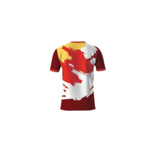 T-shirt uni en sublimation 100% polyester jersey doux, lisse, séchage rapide, respirant, unisexe, adapté à l'impression personnalisée et à la promotion - Product Image 3