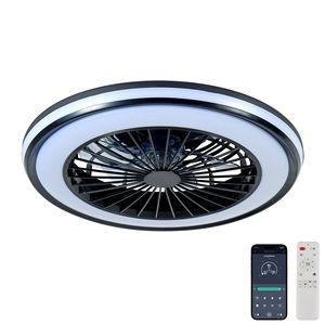 Ventilatore da Soffitto LED RGB Moderno con Luce Infinitamente Dimmerabile per Soggiorno, Camera da Letto, Ufficio 3000-4500 - Product Image 1