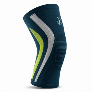 <b>Knee</b> Sleeve High Quality Fitness <b>Support</b> Gear Breathable <b>Elastic</b> Material Comfortable Fit Stretch Design For Gym Workout Running - Product Image 5