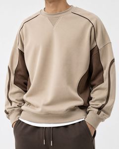 Sweat-shirt à capuche surdimensionné pour homme, vert olive uni, en polaire, décontracté, respirant, avec poche, séchage rapide, écologique, style hiver - Product Image 2