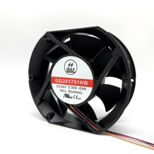 Aluminum Frame Plastic Blades 172x150x51mm 24V DC Cooling <b>Fan</b> - Product Image 2