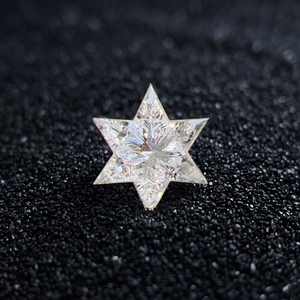 IGI GIA Certified <b>3</b> Ct Wholesale Lab Created Natural HPHT CVD Grown Synthetic Loose D VVS Cultivated Star of David Diamond - Product Image 3
