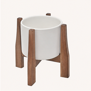 New Arrival Mid Century Modern Wooden Plant Stand Indoor Flower <b>Pot</b> <b>Holder</b> for Living Room Decor Solid Walnut Wood Stand - Product Image 3