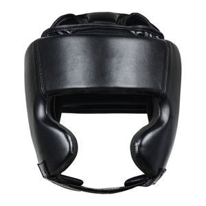 Professional <b>Boxing</b> Gear Genuine Leather Adjustable Steel Fitness Protective Head Guard Safety Helmet Custom Logo RL-HG-53 - Product Image 3