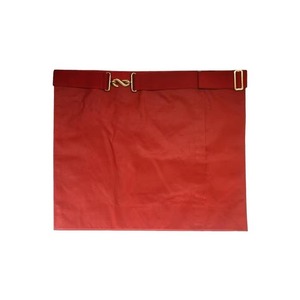 Parche Masónico Single Star Trader para Mandil con Bordado de Cruz Roja y Corona Dorada, Accesorio Formal Cuatro Estaciones MR-10011 - Product Image 2