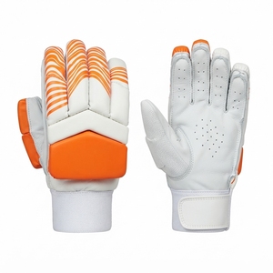 Guantes de Bateo de Críquet Personalizados al por Mayor, Material PU, Cierre de Hebilla Cosido a Mano, Calidad Profesional, Ligeros y Transpirables - Product Image 1