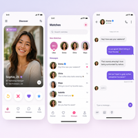Application de rencontres de conception privée OEM avec fonction personnalisée et application disponible conçue à vendre par les exportateurs