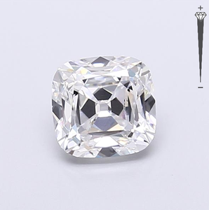 IGI Certified 2.11 CT SQUARE <b>OLD</b> MINER D Color VVS1 Clarity Lab Grown Diamond CVD LG 780613176 ROYAL GEMS for Jewelry Making - Product Image 1