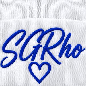 Gorro de Invierno Personalizado para Mujer de Sigma Gamma Rho, con Logotipo Bordado, Tejido Cálido, Estilo Griego - Product Image 4