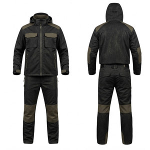 Ensemble veste et pantalon imperméable, respirant et coupe-vent RICSA pour homme, pour la chasse, la randonnée, le camping et la protection contre les intempéries. - Product Image 1