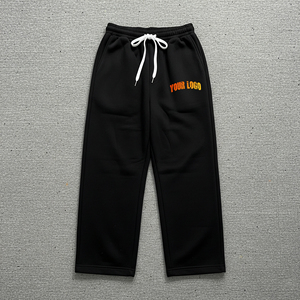Pantalon de jogging personnalisé pour homme, en molleton épais d'hiver, grande taille, imprimé, taille mi-haute, décontracté, pour le sport - Product Image 1