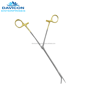 Ciseaux manuels de haute qualité en acier inoxydable pour chirurgie thoracique VATS Metzenbaum |   Poignée dorée |   Ciseaux chirurgicaux autoclavables - Product Image 1