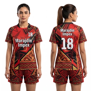 ชุดยูนิฟอร์มรักบี้แบบสั่งทำพิเศษ ชุดเสื้อรักบี้ซับลิเมชั่นสำหรับผู้หญิงและผู้ชาย ชุดทีมรักบี้ลีกเซเว่น เสื้อและกางเกงขาสั้นสำหรับฝึกซ้อม ผู้ผลิต - Product Image 4