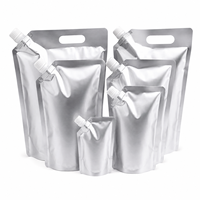 OEM Bedruckter Aluminiumfolien-Ausgießbeutel Wiederverwendbarer Flüssigkeits-Quetschbeutel für Sauce, Marmelade und Getränkeverpackungen
