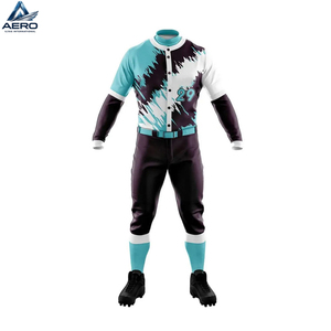 Uniforme de Béisbol de Alto Rendimiento, Sublimado, Estilo Botón, Nuevo, Cómodo, del Mejor Proveedor, Tejido Ecológico, para Equipos - Product Image 3