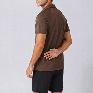 เสื้อโปโลผู้ชายไซส์ใหญ่สั่งทำขายส่ง คุณภาพสูง ผ้าฝ้ายระบายอากาศ แขนสั้น ทรงใหญ่พิเศษ รับผลิตแบบ OEM - Product Image 5