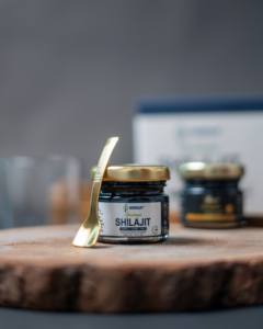 Crème de résine de Shilajit de l'Himalaya 70% extrait d'herbes, contenant en verre, emballé sous vide, 100% naturel - Product Image 6