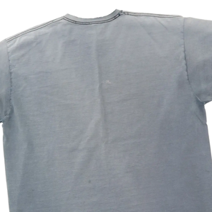 High Quality Men's Heavy Premium Sunfaded Vintage Washed Grey T Shirt Oversized Heavyweight Cotton Custom Logo Bulk T-shirt - Product Image 3